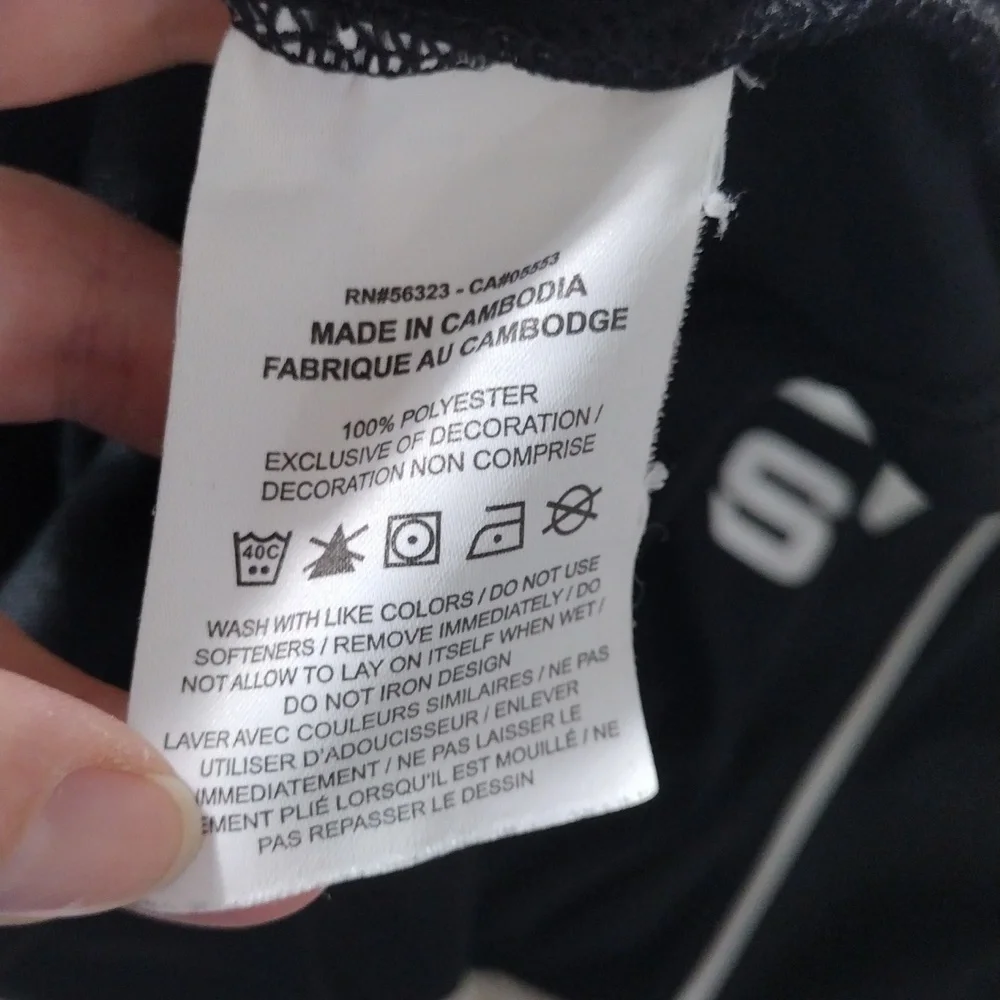Nike Black Full Zip Track Jacket Campton United SC # 24 size boys Small - Picture 10 of 10